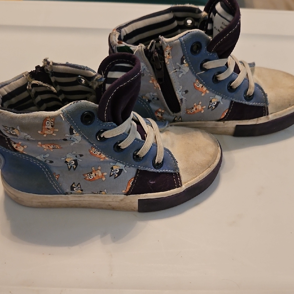 Kids Bluey High Top Shoes